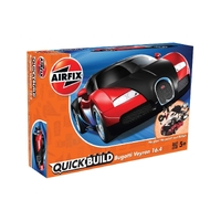 Airfix Quickbuild Bugatti Veyron 16.4 - red/black model building kit J6020 **