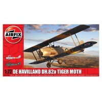 Airfix De Havilland DH.82a Tiger Moth 1:72 Scale Plastic Model Kit 02106