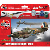 Airfix Gift Set Hawker Hurricane MK.1 1:72 Scale Model Kit 55111
