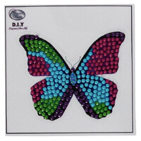 CrystalArt Buddies Sticker Kit - Disco Butterfly 9619