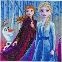 Craft Buddy Crystal Art DIY 30x30 cm Kit - Disney Frozen Elsa, Anna & Olaf 0706