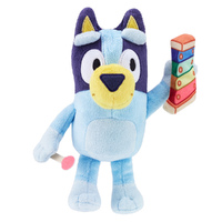Bluey Friends S6 Small 20cm Plush Bluey With Magic Xylophone 17370