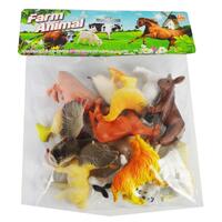 Farm Animal Toys in Bag 12pc AA136165