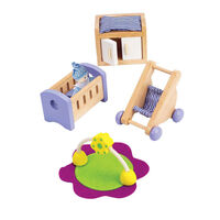 Hape Doll House Baby's Room Furniture 3459