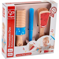 Hape Wooden Percussion Duo Rhythmus Set HE0605 **