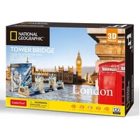 National Geographic London Tower Bridge 120pc 3D Puzzle**