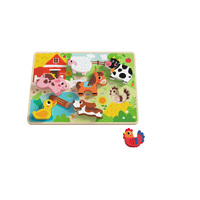 Tooky Toy Wooden Chunky Puzzle  - Farm TH636