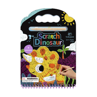 Tooky Toy Scratch Art Pad - Dinosaur LT160