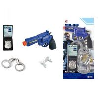 Police Force Gun, Cuffs & Badge Set AA151557