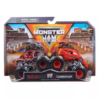 Monster Jam Octon8er vs Crushstation 1:64 Scale Diecast Toy Truck 2pk SM6064128