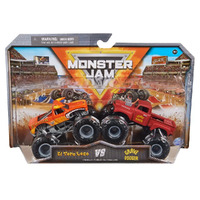 Monster Jam El Toro Loco VS Grave Digger 2pk 1:64 Scale Diecast Trucks SM6064128