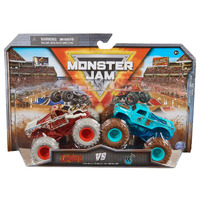Monster Jam Zombie VS Whiplash 2pk 1:64 Scale Diecast Trucks SM6064128