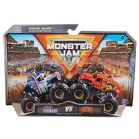 Monster Jam Lucas Stabilizer VS Jester 2pk 1:64 Scale Diecast Trucks SM6064128