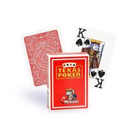 Modiano Texas Poker Hold Em' Jumbo Index Playing Cards Red MOD5464