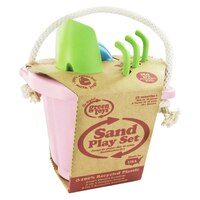 Green Toys Sand Play Set 4pc 100% Recycled Plastic - Pink GY059