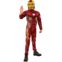 Marvel Avengers Infinity War Iron Man Deluxe Child Costume Size 5-7yrs 0166M