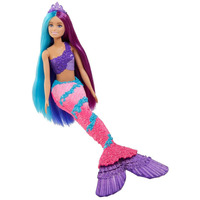 Barbie Dreamtopia Fantasy Doll Mermaid Purple Top GTF37