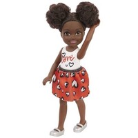 Barbie Club Chelsea Doll - Heart Print Skirt DWJ33