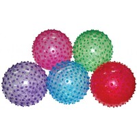 Transparent Nobby PVC Playball Deflated One Supplied Assorted Colours 44008