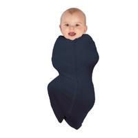 Baby Studio Bamboo from Viscose Swaddle Wrap Navy Size 00 (3-9M) RA3207