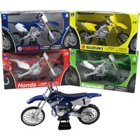 New Ray Assorted Dirt Bikes 1:6 Scale - Yamaha, Honda, Kawasaki, Suzuki 452U