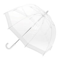 Clifton Kids Clear Birdcage Umbrella with White Trim