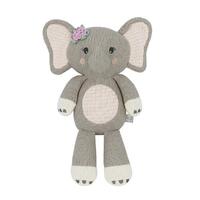 Living Textiles Whimsical Knitted Toy Ella the Elephant