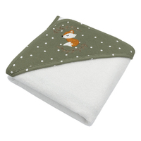 Living Textiles Baby Hooded Towel Forest Retreat