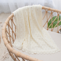 Living Textiles Bamboo Cotton Heirloom Blanket - Naural 9809371