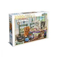 Tilbury Kittens Knitting 1000pc Puzzle 19533