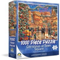 Crown Landscape Series Christmas at Town Square 1000pc Puzzle 20408
