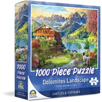 Crown Castles & Cottages Dolomites Landscape 1000pc Puzzle 20411