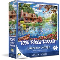 Crown Castles & Cottages Lakeview Cottage 1000pc Puzzle 20412