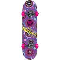Adrenalin Halfpipe Girl Skateboard - Purple with dots