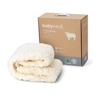 Babyrest Lambswool Fitted Underlay - Large Cot 73 - 77cm Wide AL19