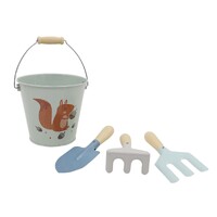 Calm & Breezy Kids Garden Tool Set with Bucket - Blue NG23570