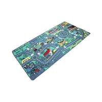 Big City Carpet Play Mat with 4 Wooden Cars 13395