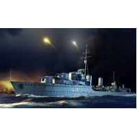 Trumpeter HMS Zulu Destroyer 1941 - Aus Decals 1:350 Scale Model Kit 05332