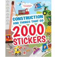 2000 Stickers - Construction & Things that Go 3796