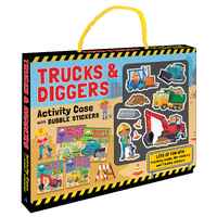 Bubble Sticker Activity Case - Trucks & Diggers 