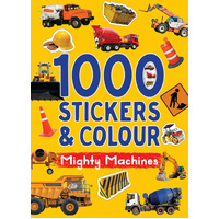 1000 Stickers & Colour - Mighty Machines 1646