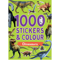 1000 Stickers & Colour - Dinosaurs 1653