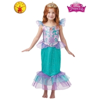 Disney Princess Ariel The Little Mermaid Glitter & Sparkle Costume Dress Up 3970 / 3971
