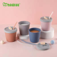 Haakaa Silicone Sippy Straw Cup Assorted Colours