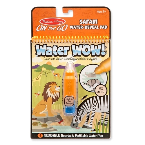 Melissa & Doug On the Go Water WOW! Safari Water-Reveal Pad MND9441