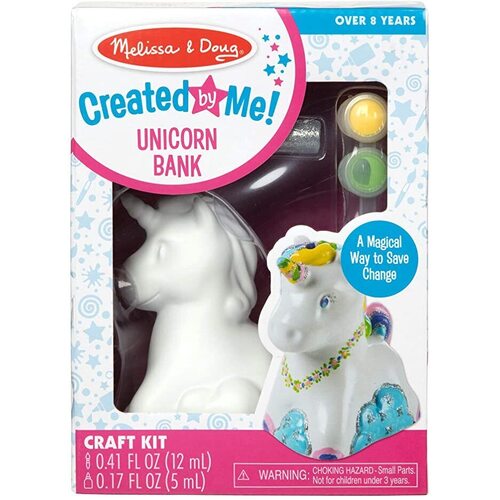 Melissa & Doug Created by Me! Unicorn Bank Craft Kit MND30119