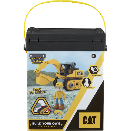CAT Caterpillar Build Your Own Excavator building toy with figure FR80900