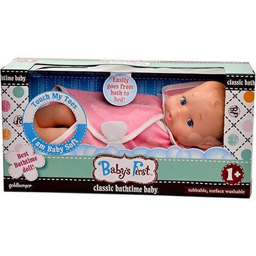 Baby's First Classic Bathtime Softina Doll 25cm 1+ AGB51151