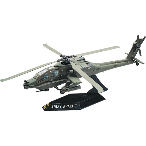 Revell SnapTite AH-64A Apache Helicopter plastic model kit 1:72 scale 11183