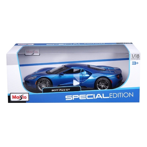 Maisto Special Edition Blue 2017 Ford GT 1:18 Scale 31384